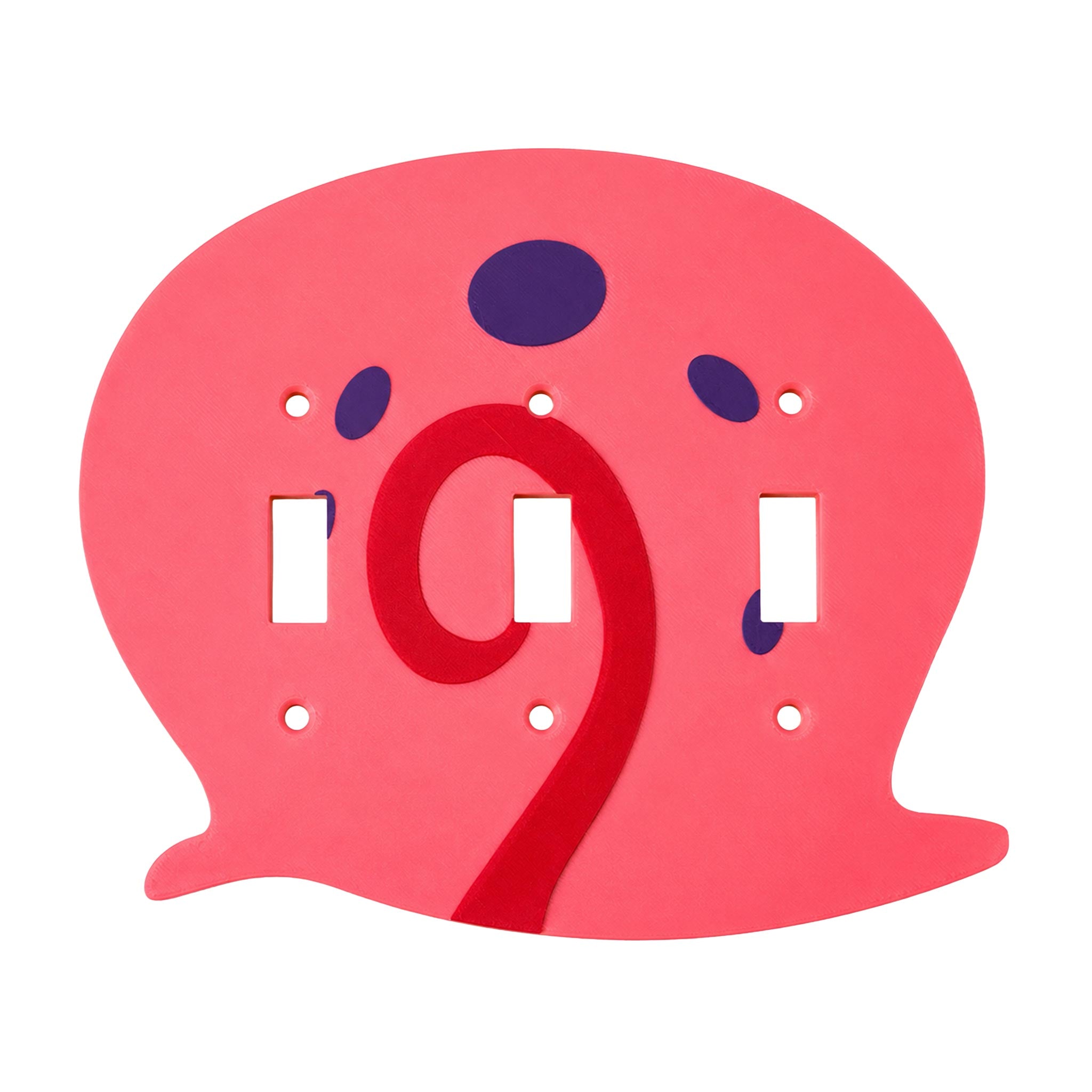 Cartoon-Inspired Light Switch Cover Plate for Kids Room
