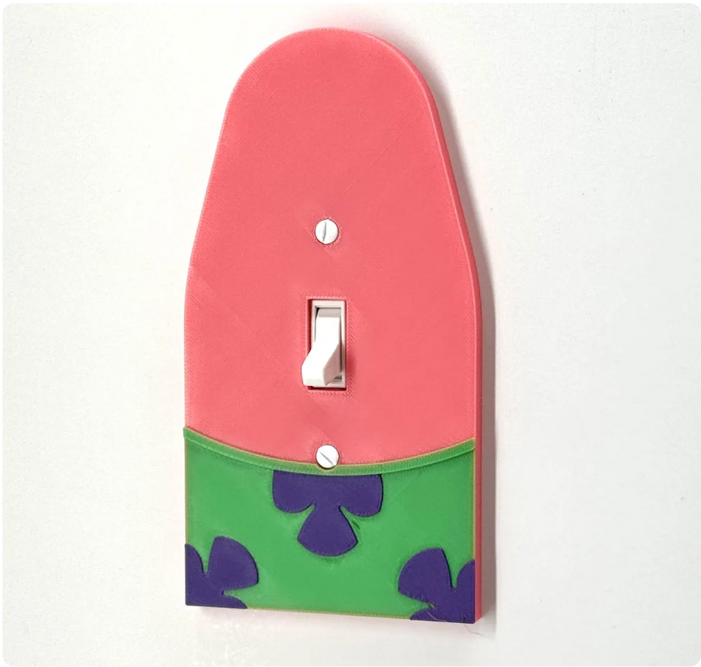 Cartoon-Inspired Light Switch Cover Plate for Kids Room