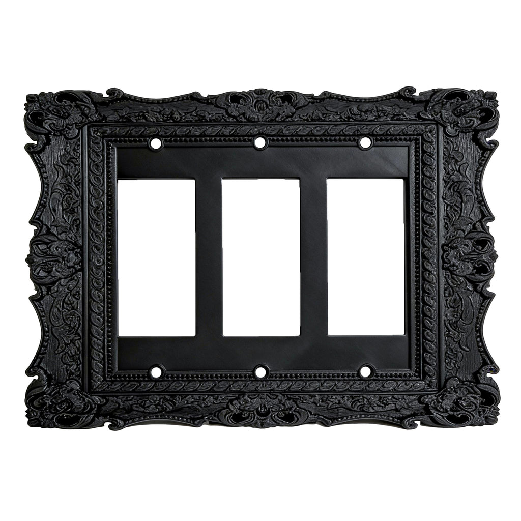 Obsidian Victorian Wall Plate Cover Set