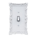 Black Light Switch Cover | Blackthorn Gothic Victorian Wall Plate | Ornate Single Toggle Switch Plate | Dark Floral Home Decor