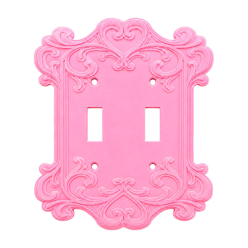Vintage Ornate Blush Pink Light Switch Cover