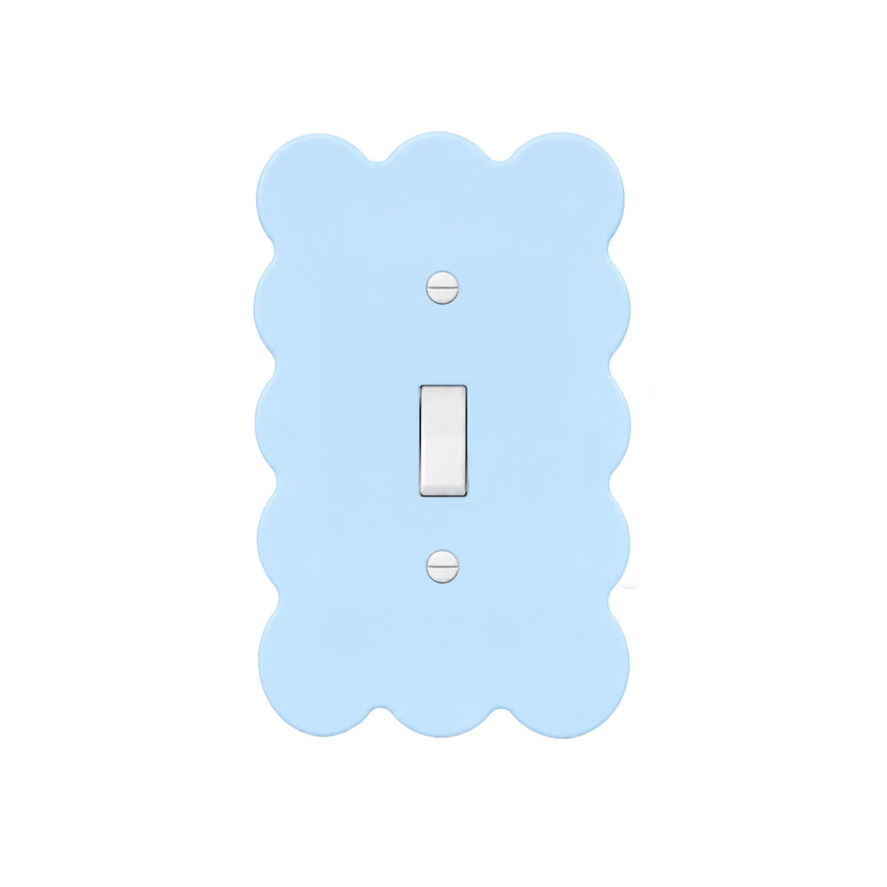 Scallop Cloud Light Switch Cover