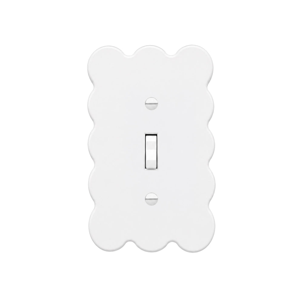 Scallop Cloud Light Switch Cover