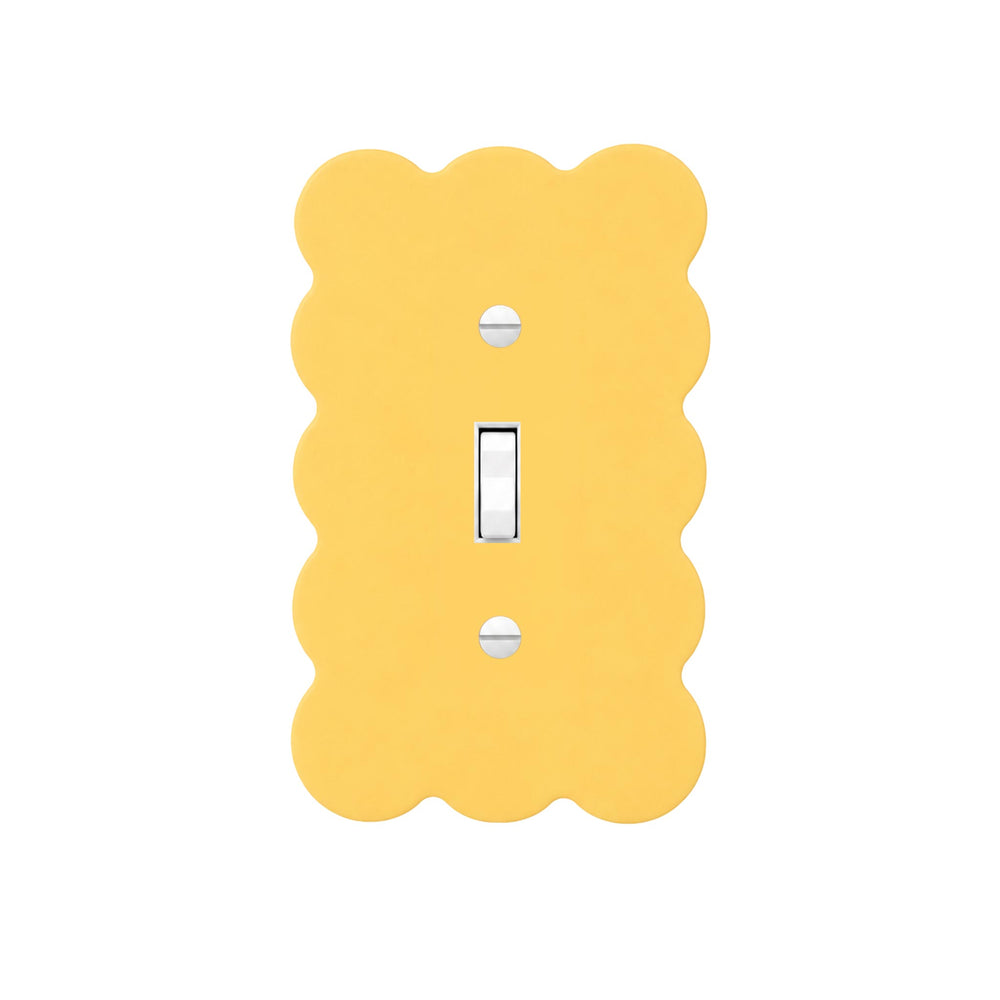 Scallop Cloud Light Switch Cover